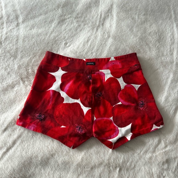 Vintage Guess Jeans Floral Mini Shorts - Picture 6 of 8